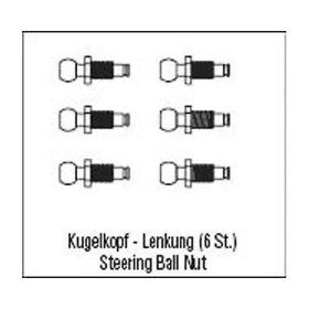 LRP STEERING BALL NUT (6)