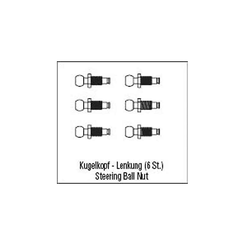 LRP STEERING BALL NUT (6)