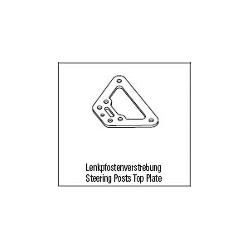 LRP STEERING POSTS TOP PLATE