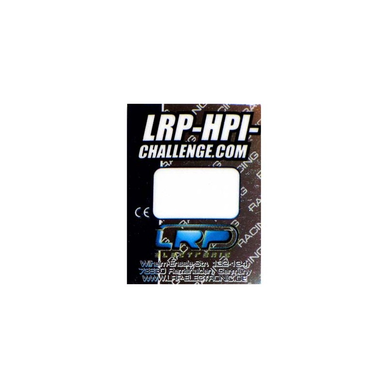 LRP STICKER MOTOR LRP-HPI 17T
