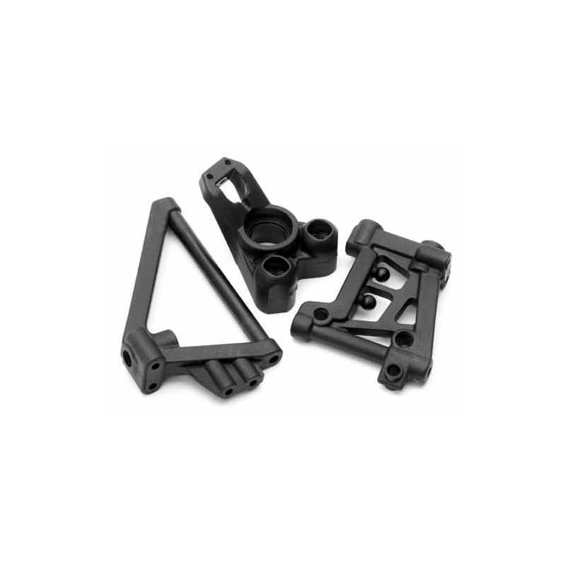HPI RACING SUSPENSION ARM/REAR HUB SET