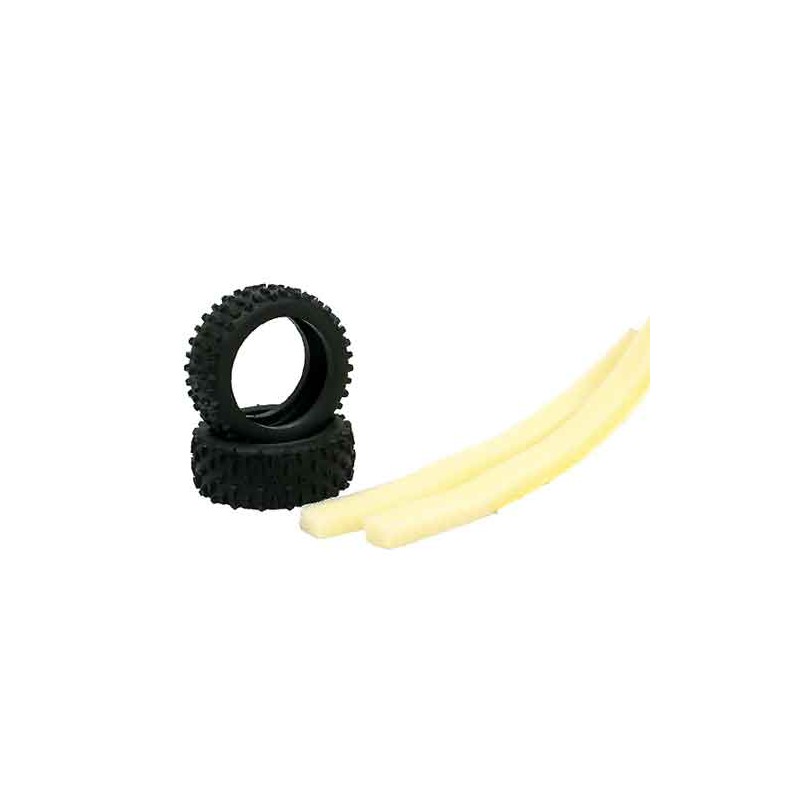 LRP Tires -Fat Block- incl. foam (soft) - S18