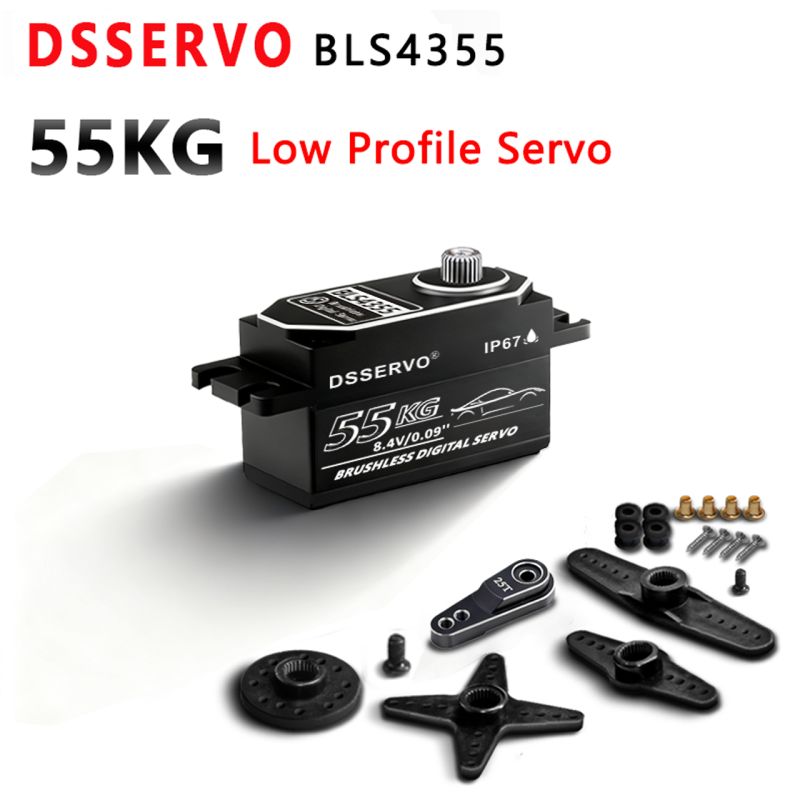 DSSERVO BLS4355 Brushless-Servo 61 kg/0,009 s bei 8,4 V