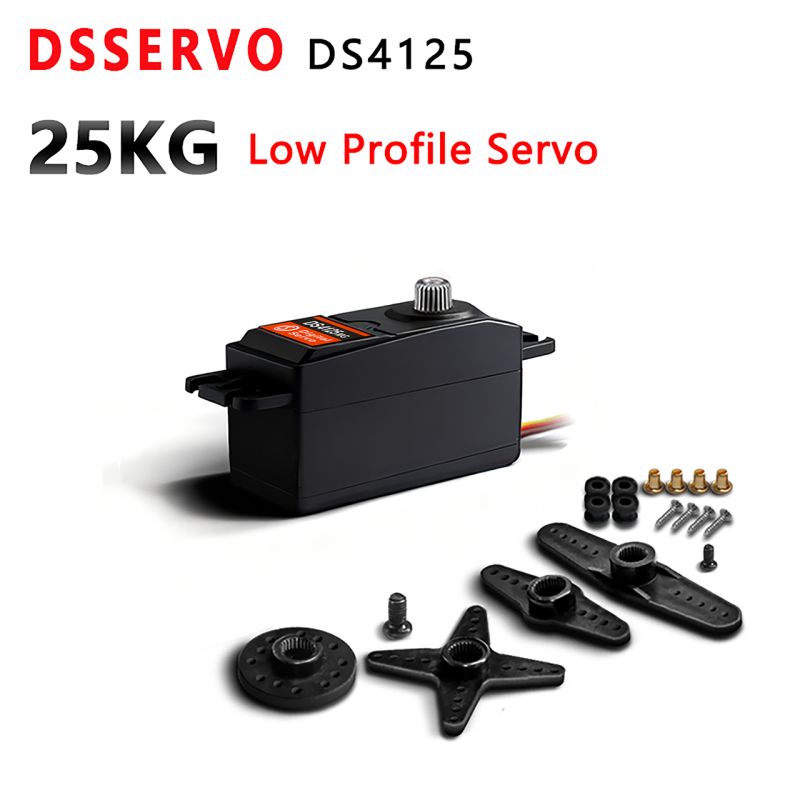 DSSERVO DS4125 Low-Profile-Servo 29 kg/0,15 s bei 7,4 V