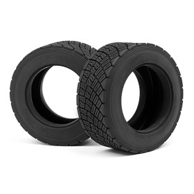 HPI RACING WR8 RALLY OFF ROAD TIRE RED COMPOUND (2PCS)