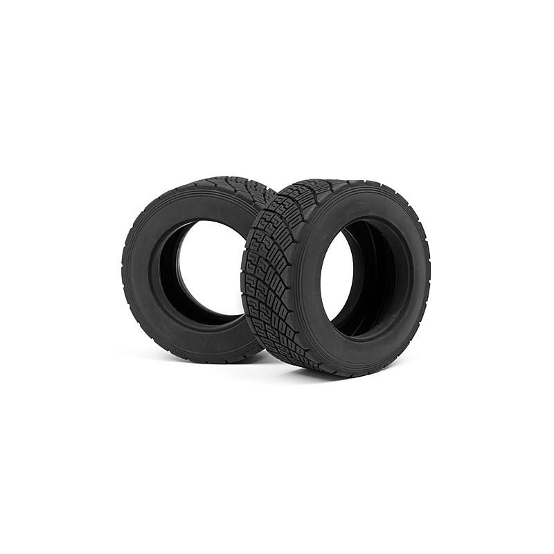HPI RACING WR8 RALLY OFF ROAD TIRE RED COMPOUND (2PCS)