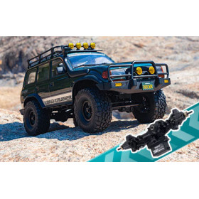 FMS Toyota LC80 FCX10 OVR Brushless Scaler 1/10 RTR (RS) (Zielony)