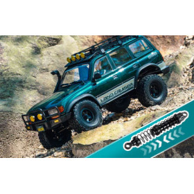 FMS Toyota LC80 FCX10 OVR Brushless Scaler 1/10 RTR (RS) (Zielony)