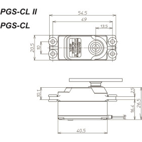 Serwo SANWA - PGS-CL2 SXR (Niskoprofilowe)