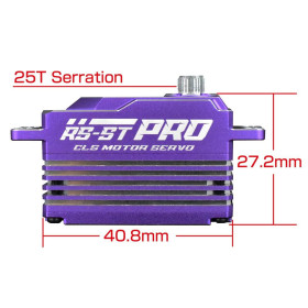 Serwo Reve D PRO Low Profile Programmable (RWD Drift Spec / 18.0kg / 7.4V) Brushless Servo (Black)
