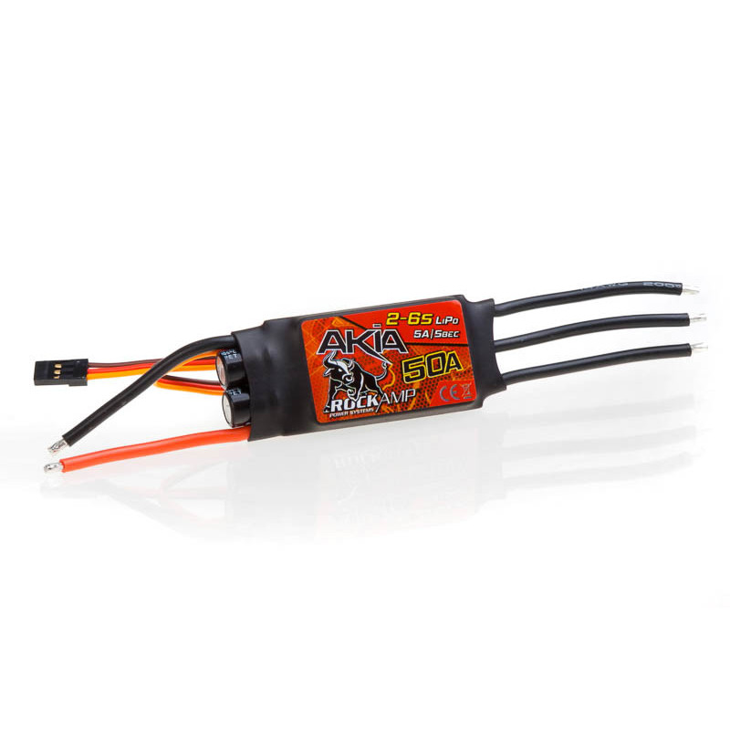 ROCKAMP Akia 50A Brushless Speedo 2-6S Lipo 5A SBEC