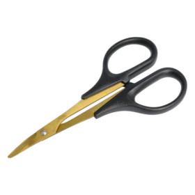 ROCKAMP Curved Scissors HSS Titan plated