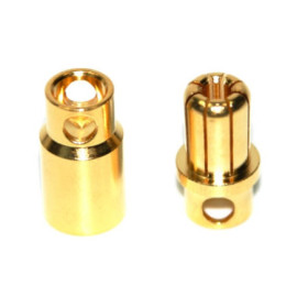 ROCKAMP Goldkontakt Stecker 8mm
