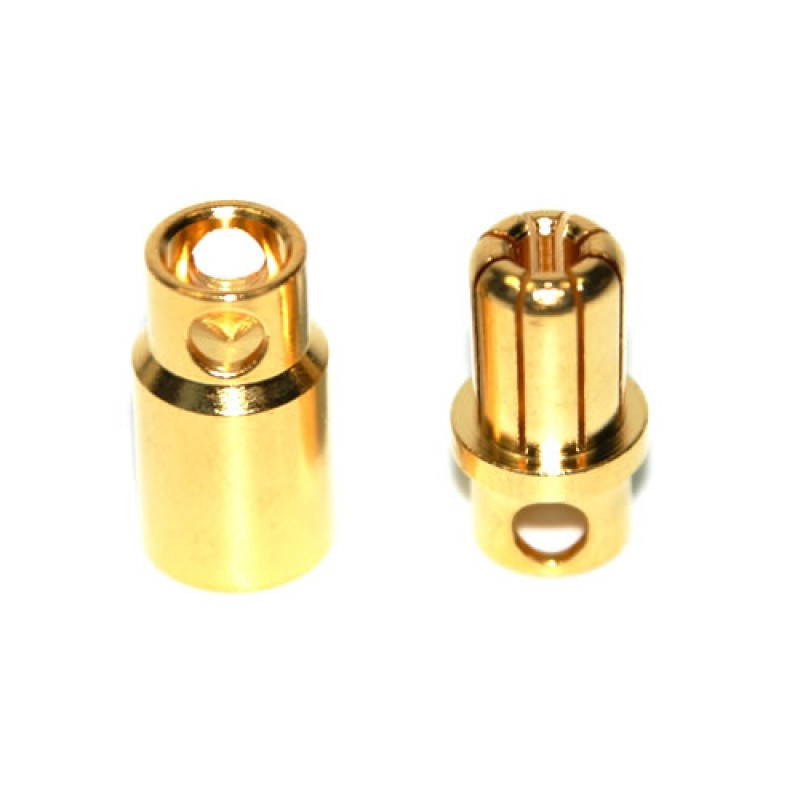 ROCKAMP Goldkontakt Stecker 8mm