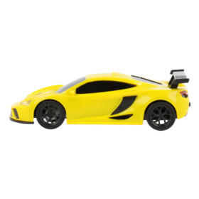 MODSTER Mini Racer Thunder V1 1/40 4WD (Żółty) + Oświetlenie + Opony drift i gumowe