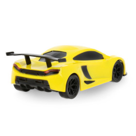 MODSTER Mini Racer Thunder V1 1/40 4WD (Żółty) + Oświetlenie + Opony drift i gumowe