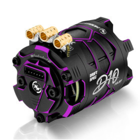 Silnik bezszczotkowy HOBBYWING Xerun D10 Brushless Drift Motor 10.5T (Fioletowy)
