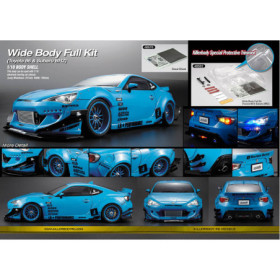 Wide Body No.2 KILLERBODY Toyota 86 / Subaru BRZ 1/10 (transparentne do malowania)