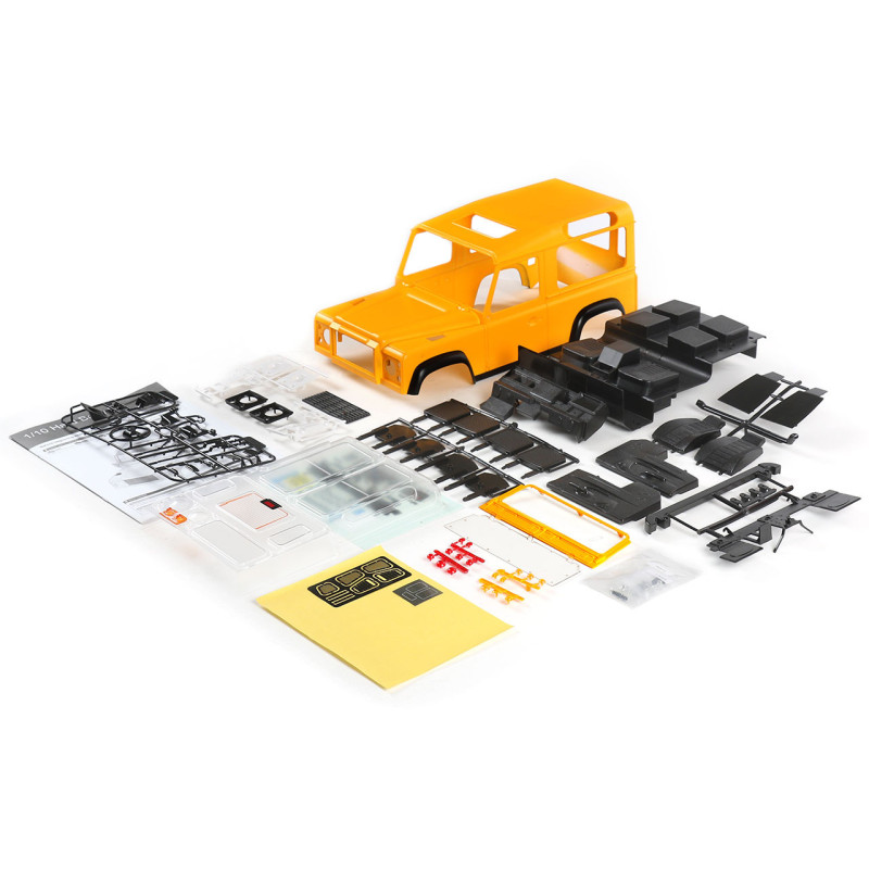 KILLERBODY karoseria 1:10 Land Rover Defender 90 żółta