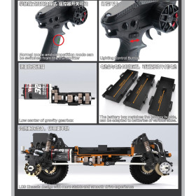 YIKONG Nissan Patrol Y60 Crawler Pro Brushless 1/10 (Zielony)