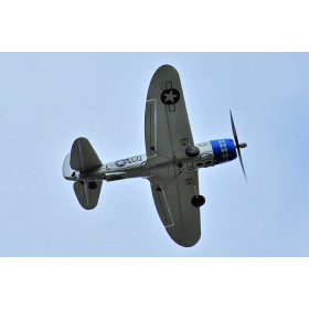 Samolot TOP RC HOBBY - Mini P47 (USAAF Natural Metal Finish)