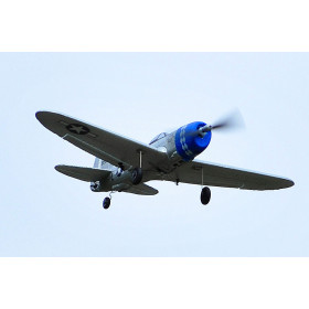 Samolot TOP RC HOBBY - Mini P47 (USAAF Natural Metal Finish)