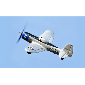 Samolot TOP RC HOBBY - Mini P47 (USAAF Natural Metal Finish)