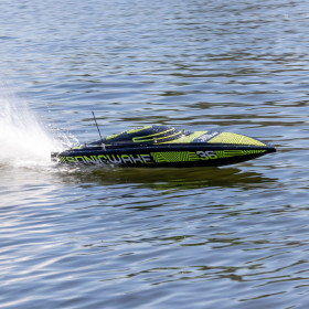 Łódź wyścigowa PROBOAT Sonicwake 36" BL RTR (Zielony)