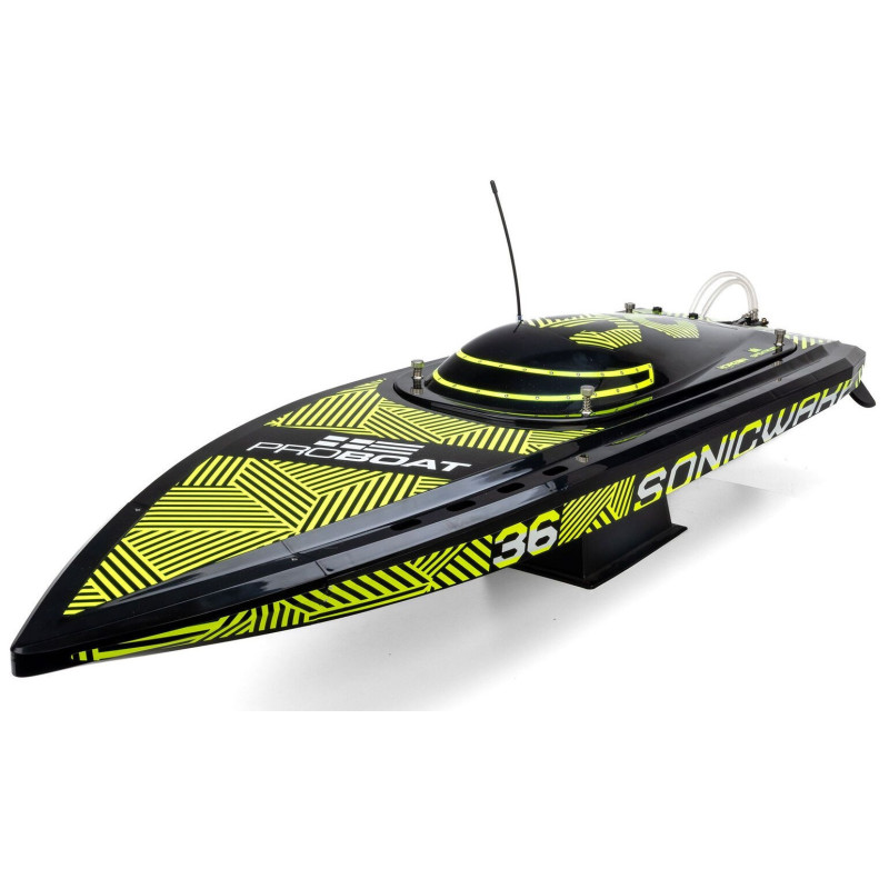 Łódź wyścigowa PROBOAT Sonicwake 36" BL RTR (Zielony)