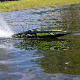 Łódź wyścigowa PROBOAT Sonicwake 36" BL RTR (Zielony)