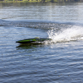 Łódź wyścigowa PROBOAT Sonicwake 36" BL RTR (Zielony)