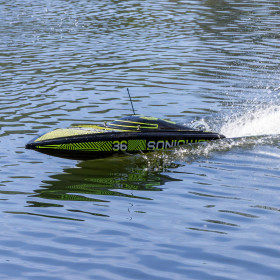 Łódź wyścigowa PROBOAT Sonicwake 36" BL RTR (Zielony)