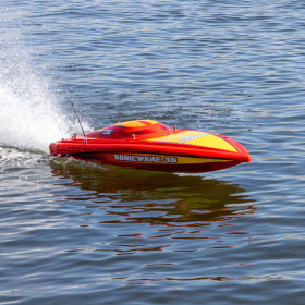 Łódź wyścigowa PROBOAT Sonicwake 36" BL RTR (Czerwony)