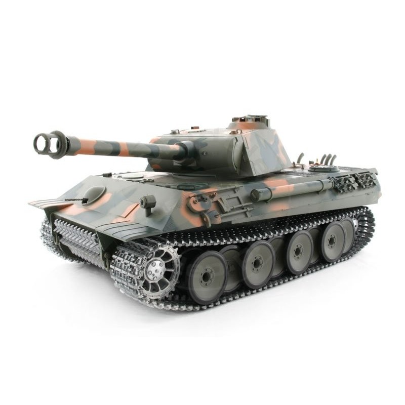 HENG LONG Czołg German Panther (działko ASG/dźwięk/dym/metal) 1:16