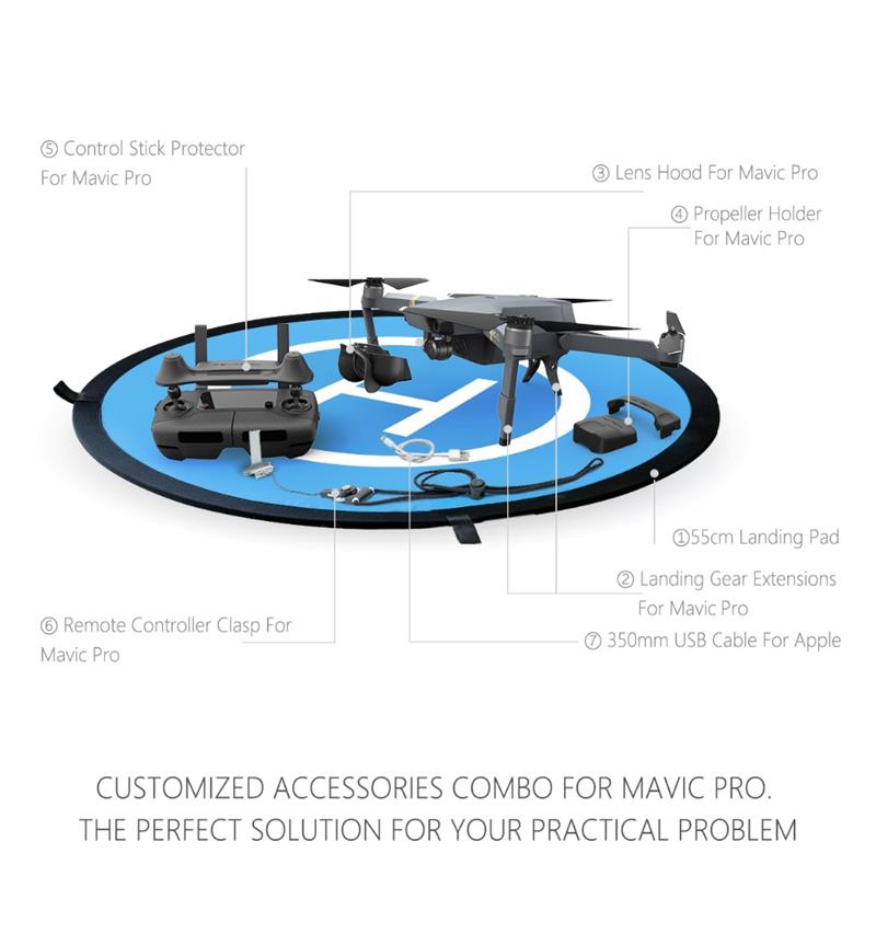 PGY-TECH Zestaw akcesoriów do DJI Mavic Pro