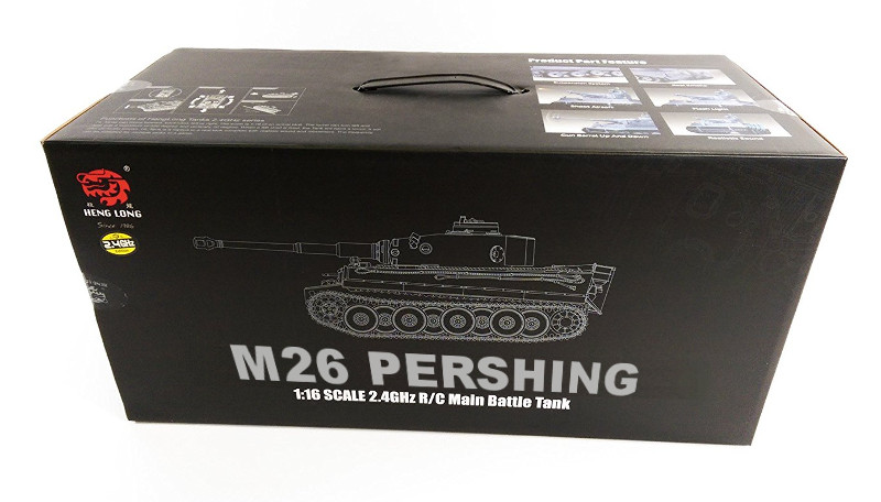Czołg HENG LONG U.S. M26 Pershing Snow Leopard 2.4GHz 1:16