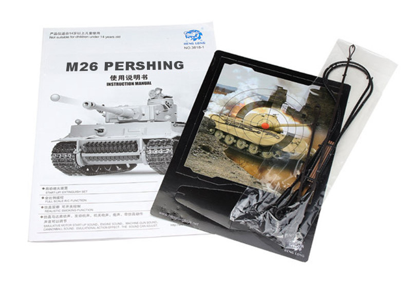 Czołg HENG LONG U.S. M26 Pershing Snow Leopard 2.4GHz 1:16