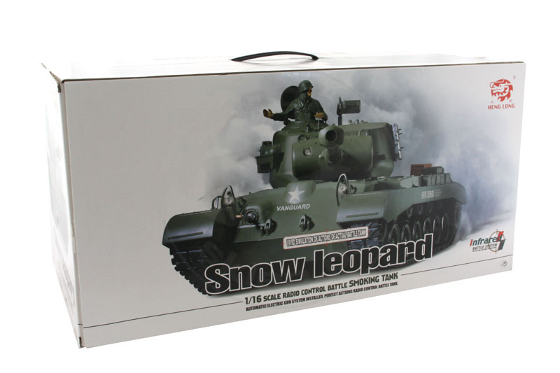 Czołg HENG LONG U.S. M26 Pershing Snow Leopard Metal 1:16