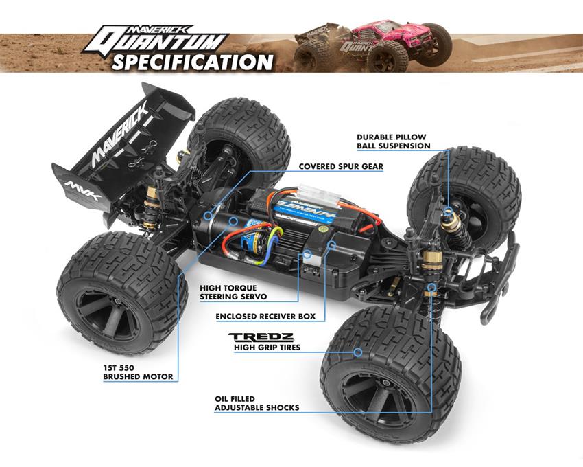 MAVERICK Quantum XT 1/10 4WD Truggy RTR