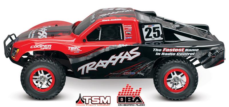TRAXXAS Slash Ultimate 4x4 Audio OBA TSM 1/10 Short Course Truck